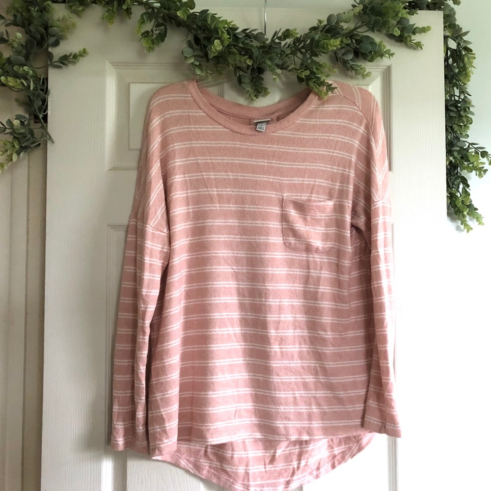 Target Pink Stripe Pullover